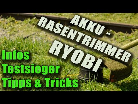 Akku Rastentrimmer von Ryobi | Infos, Tipps und Testsieger | Akku-RasenTrimmer-Tests.de